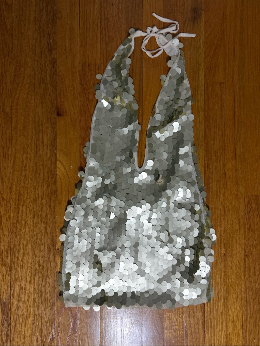 Musera Sequin Halter Top size xs nwt